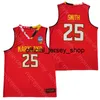 2020 New Maryland Terrapins Statisse College Basketball Jersey NCAA 25 Jalen Smith Noir Rouge Noir Toutes les hommes cousu et broderie