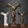 Vilead 16 cm 25 cm 40 cm hars overwinning godin standbeeld sculptuur ambachten ornamenten model karakter beeldjes vintage woondecoratie 210811