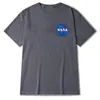 NASA przestrzeń t shirt mężczyźni moda lato bawełniane hip-hop trójniki odzież marki kobiety topy