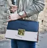 Borsa grande da 30 cm con chiusura a lucchetto Borsa da donna Borse urbane di grande capacità Borsa per la spesa casual Designer di lusso Borsa a tracolla per viaggi e ufficio Borse a spalla Alta qualità