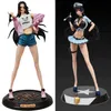 32cm Japonia Anime One Piece Boa Hancock Police GK PVC Figurka Zabawka Sexy Dziewczyna Figurki Dorosłych Kolekcja Model Dollowe Gifts H1105