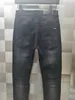 FALECTION HERREN 21SS AMIMIKE JEANS DISTRESSED BANDANNA PATCH RIPPED DENIM Jeans293j