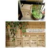 Storage Bags 30*28*40CM Linen Clothing Laundry Basket Home Square Box Multifunction Sundries Classified Bag Organizer