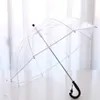 Kinder Regen Gear Pagode transparenter Regenschirm mit langem Griff, gerader Spitze, Cartoon-Auto, bunte Tupfen, Lächeln, bedruckter Sonnenschirm 761 V2