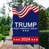 President Donald Trump 2024 Flagga 30 * 45cm Maga Kag Republikanska USA Flaggor Anti Biden Biden Biden Funny Garden Campaign Banner G31701