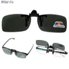 High Quality Unisex Clip-on Polarized Day Night Flip-up Lens Driving Glasses UV400 Riding Sunglasses For Outside 1 pc