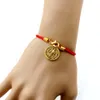 100pcs Jesus Benedict Nursia Patron Medal Cross Alloy Charms Bracelet For Men & Ms. Jewelry Gift C-85