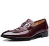 Big Size 37-48 Classic Style Men Oxford designer Shoes Brogue Leather Black Brown Lace up Formal Wedding Office luxurys Dress Shoe