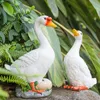 Wall Clocks GARDEN DECORATION RESIN DUCK STATUES ORNAMENTS POND POOL SIMULATION ANIMAL FIGURINES SCULPTURE