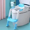 Safe Baby Potty Training Seats Toddler Toalett med stegpallstege Anti-slip kuddar för barn pojkar flickor