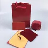 Moda tarzı takı setleri altın mektup kolye bilezik küpe yüzüğü setleri kutu toz torbası hediye çantası mağaza eşyalarını eşleştirme s not260p