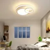 Lampadari Lampadario moderno a LED Illuminazione per soggiorno Camera da letto Cucina Studio Bianco Nero Grigio Lampada AC 110-220V