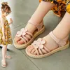 Sandały 2022 Summer Girls Moda Buty Mała Daisy Princess Beach Koreański Styl na 1-8y