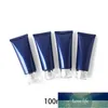 Blue 100g Empty Plastic Squeeze Bottle 100ml Cosmetic Container Face Lotion Women Cream Travel Packaging Soft Tube Free