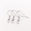 Mark S925 Silver gold White K rose Earring Hooks Ear Hook DIY Jewellery Findings 100pcs Size 18mm