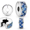 Clip Charms 925 Sterling Silver Stopper Fit Original Pandora Charms Bracelet DIY Women Jewelry Gift Bangles Accessories
