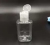 Bouteille de Gel désinfectant pour les mains Portable de 60ML, bouteille de savon liquide pour les mains, bouteille de voyage transparente pressée pour animaux de compagnie