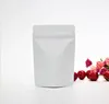 2021 Kleurrijke matte stand-up zip mylar folie pakket tassen aluminium folie rits staande voedsel opbergzakken voor snacks met traan inkeping
