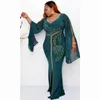 Abbigliamento etnico Abiti africani da donna Perline Diamanti Robe Africaine Dashiki Abito lungo lungo in tessuto di moda Africa