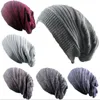 Nieuwe Unisex Womens Mens Knit Baggy Muts Hoed Winter Warm Oversized Ski Cap MZ005 Y21111