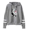 Den nyaste komiken hisoka hoodies män kvinnor sweatshirts höst tecknad jägare pojkar flickor hajuku hoodie casual mörkröd pullovers y1109