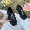 Scarpe eleganti Studenti universitari Harajuku Mary Jane Mocassini da donna Punta tonda Calzature femminili Oxford autunnali da donna Tacchi bassi