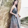 Günlük elbiseler yaz elbise kadın kıyafetleri 2021 plaj Koreli Vintage zarif seksi örgü bayanlar vestidos de fiesta zt1852