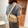 صغيرة لينة بو الجلود حقائب الكتف للنساء 2021 الصيف السفر حقيبة يد بسيط الأزياء بلون crossbody المحافظ