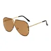 Sonnenbrille Begrat übergroße Männer Marke Designer Goggle Sonnenbrille Weibliche Stil Mode Frauen UV400