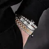 Mężczyźni bransoletki imperial koronny król męska bransoletka złota na luksusowy urok mody mankietowa Boletka urodzinowa biżuteria 4541194