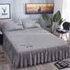 3 stks / set Home Merk Bed Textiel Beddengoed Flat Blad Bloem Bed Blad + Covers Zachte Warme Bedshes 210626