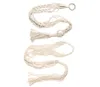 Ganci per piante Corda Macrame Portavasi Corda Appeso a parete Fioriera Appendini per piante sospese Corda Macrame Vaso di fiori per interni Cesto di sollevamento