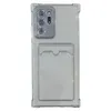 Карты прозрачные противоудачные чехлы телефона для Samsung Galaxy S21 S20 FE Примечание 20 Ultra S10 плюс A52 A72 A32 A42 A12 A22 A02 A82 задняя крышка