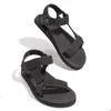 INS TREND Women Sandals Нейлоновые ремешки платформы клинья с низким каблуком легкие красочные каникулы пляжные повседневные туфли дамы женщины