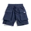 Mijm Navy P44 Cargo Joggers Shorts Mannen Losse Werk Katoen Grotere Pocket Tactische Korte Broek Casual Overalls Man Kleding 210713