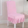 Housses de chaise Arrivée À La Mode Toutes Saisons Haute Couverture De Table Élastique Plissée Ourlet Design Ménage