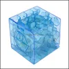 Intelligence apprentissage éducation cadeaux3D Cube Puzzle argent labyrinthe banque économie pièce de monnaie boîte de collecte amusant jeu de cerveau pour enfants enfants jouets
