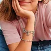 2021 New 925 Sterling Silver Original Me Bracelet Women Fit pandora Beads Fashion DIY Jewelry For Women Gift