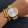 Relojes de marca superior para mujer, reloj de pulsera de cuarzo con banda de acero y Metal estilo cristal para mujer y niña AR09