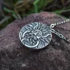 Bel Celt İrlanda Ateş ve Güneş Tanrısı Kolye Kolye Yuvarlak Klasik Aile Muska Talisman Sembolü Kolyeler Sanlan 1pcs Chains304R