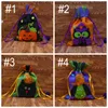Presentförpackning Halloween Dekorationer Candy Bag Bunt Pocket Barnfest Leveranser Bärande Pumpa Häxväskor Borstat Tyg Tote