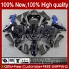 OEM кузов для Kawasaki Ninja ZX1000 ZX-10R ZX1000CC 06-07 Moto Body 14no.33 ZX 10R 10 R 1000 CC 1000CC 2006 2007 ZX10R 06 07 ZX1000C 2006-2007 Объединения синего пламена