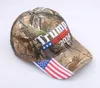 Donald Trump Hat 2024 Camouflage USA Flagga Baseball Caps Håll Amerika Bra igen Snapback 3D Broderi Partihandel BT6692