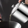 1,3 L 304 Edelstahl Öl Sieb Filter Topf Speiseöl Topf Behälter Krug Lagerung Filter Dose für Küche Haushalt werkzeuge