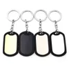 Porte-clés rétro porte-clés militaire chien tag pendentif porte-clés mode pour femmes hommes voiture porte-clés sac charme llavero bijoux accessoires cadeau fre