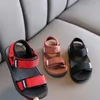 Sandalen 2021 zomer canvas jongens meisjes effen kleur antislip zachte bodem kinderschoenen strand cadeau 22