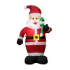 Décorations de Noël Nutte de neige gonflable Santa Claus Noisette Modèle avec poupées de lumière LED pour la décoration de l'année de Noël en plein air 2022
