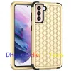 Luxe Diamond Bing Cases Heavy Duty Hybrid Full-Body Beschermhoes Case voor Samsung S21 FE 5G