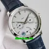 3 Styles Top Quality Watches 5500V/000R-B074 Patrimony Traditionnelle Day-Date Cal.2475SC Automatic Mens Watch White Dial Leather Strap Gents Sports Wristwatches