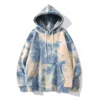 Fashion Hooded Fleece Sweater Autumn Hip Hop Loose Par Tie-Dye Camouflage Coat Ins Men's Swomens Tops Men's Hoodies Sweatshirts